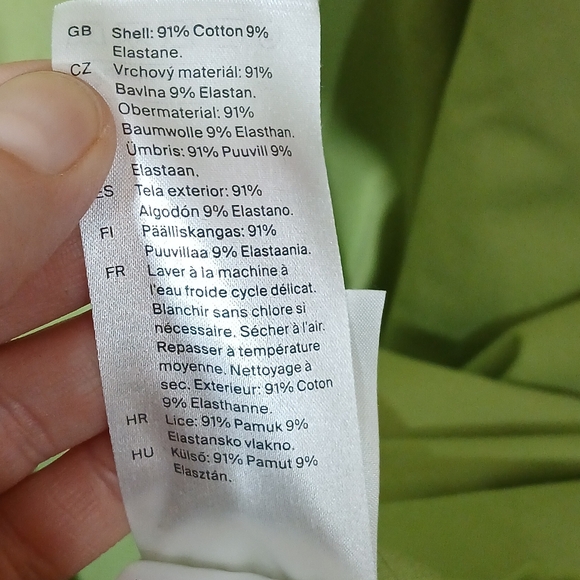 COS Minimalist Oversized T-Shirt Dress Lime Green Short Sleeve Pockets - Picture 4 of 10